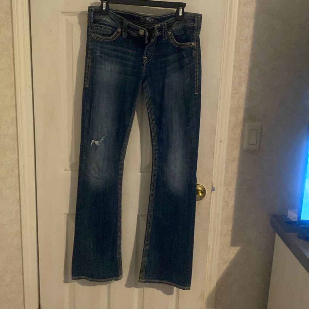 Size 32 Silver Brand Jeans